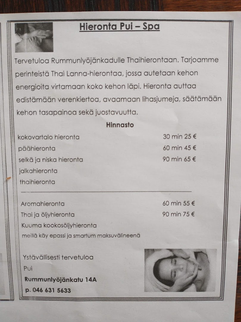 Pui-Spa Hieronta · Kuvat 8